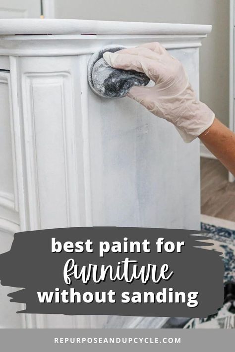 Looking for the best paint for furniture without sanding? Look no more because I’ve detailed the best furniture paints with honest reviews. Repaint Furniture White, Painting Over Painted Furniture, Best Chalk Paint Colors For Furniture, How To Paint Over Painted Furniture, Refinishing Tv Stand, Best Paint To Refinish Furniture, How To Repaint Wood Furniture Without Sanding, Best Paint For Painting Furniture, Paint For Furniture Best