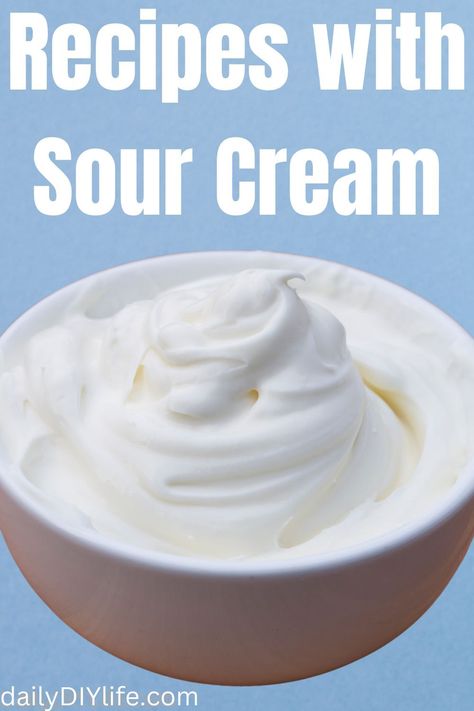 Sour cream is an incredibly versatile dairy product you must have in your kitchen. It can be used as condiments all by itself or as another ingredient in plenty of dishes. A dollop of sour is a great add-on for soups, side dishes, main courses, and even desserts.Keep reading to learn more about what you can do with leftover sour cream! 21 Recipes Using Leftover Sour Cream Recipes That Use Lots Of Sour Cream, Sour Heavy Cream Recipes, Recipes For Sour Cream, Sour Cream Glaze, Recipes Using Sour Cream Baking, Leftover Sour Cream Uses, Cooking With Sour Cream, Dishes With Sour Cream, Using Up Sour Cream