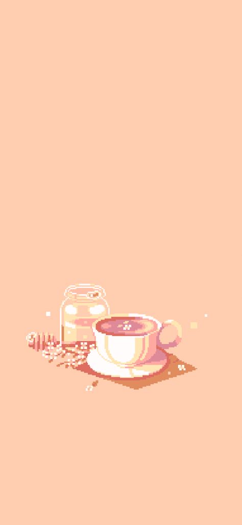 Cozy Pixel Art Wallpaper, Pixel Art Food, Christmas Phone Backgrounds, Tea Wallpaper, Best Wallpaper Hd, Pixel Art Background, Coffee Wallpaper, Christmas Wallpapers, Anime Christmas