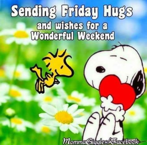 Snoopy, Sending Hugs Quotes, Snoopy Friday, Snoopy Hug, Hug Images, Morning Hugs, Good Morning Hug, Good Morning Snoopy, Good Morning Happy Friday