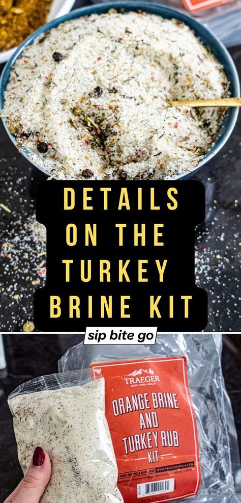 Traeger Orange Brine and Turkey Rub Kit Amazon product with packaging and text overlay Traeger Turkey, Turkey Rub, Turkey Brine Recipes, Turkey Brine, Brine Recipe, Whole Turkey, Smoker Recipes, Smoked Food Recipes, Thanksgiving Turkey