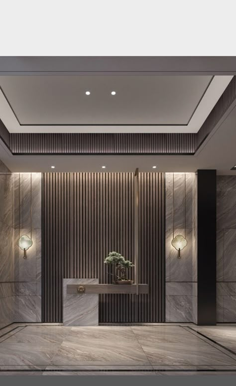 Modern Lobby, Lobby Interior Design, Modern Entrance, Ceiling Design Modern, Lobby Interior, Ideas Room, Foyer Design, Lobby Design, Entrance Design