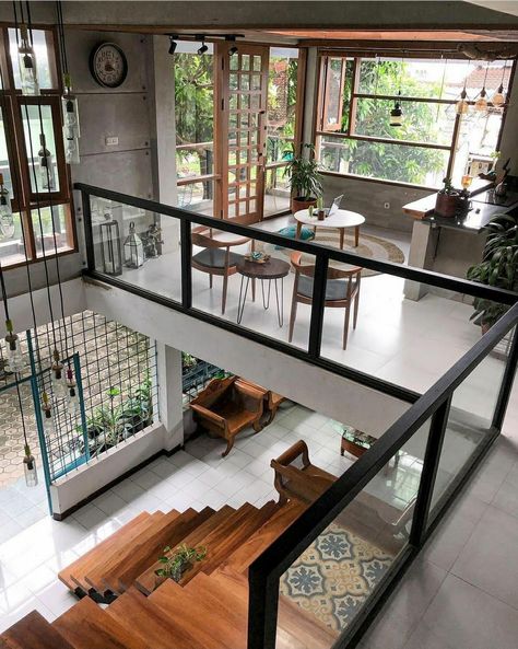 Loft Style House, Roster Beton, Indian Home Design, Industrial Home, Casa Country, House Design Pictures, Smart Home Design, Duplex House Design, Dream House Rooms