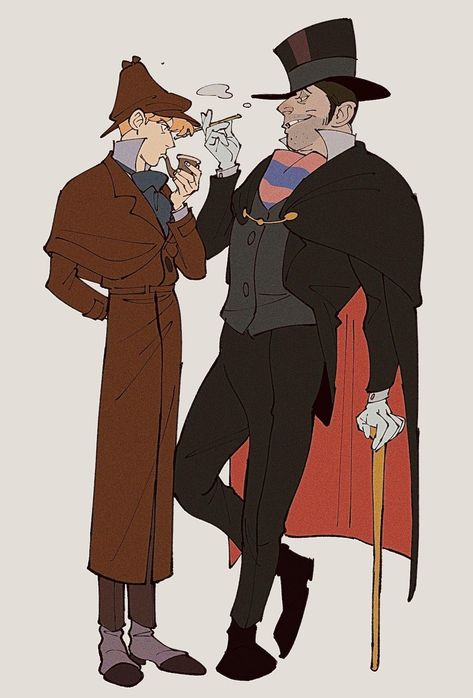 Sherlock And Moriarty, Great Mouse Detective, Mouse Detective, Cartoon Characters As Humans, The Great Mouse Detective, 동화 삽화, Disney Images, Disney Fan Art, Disney And Dreamworks