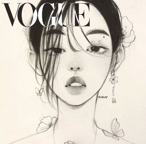 Jennie Fanart, Art Pfp, 심플한 그림, Semi Realism, 얼굴 드로잉, Kpop Drawings, Arte Sketchbook, Art Drawings Sketches Creative, Realistic Art