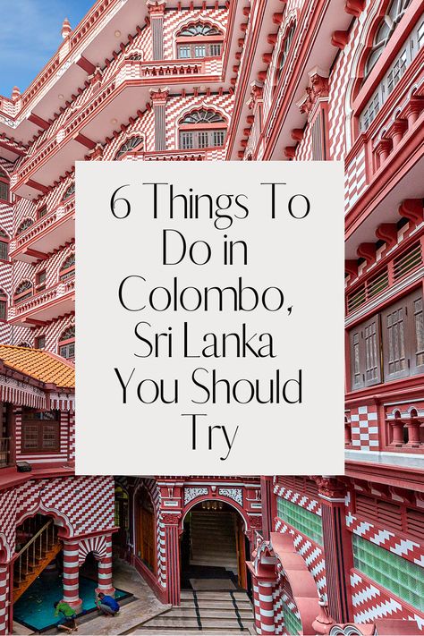 6 Things to do in Colombo, Sri Lanka you should try. Discover more in our Sri Lanka travel guide. Things To Do In Colombo Sri Lanka, Sri Lanka Aesthetic, Sri Lanka Itinerary, Colombo Sri Lanka, Travel Vibes, Sri Lanka Travel, Sun Bum, Gap Year, Buddhist Temple