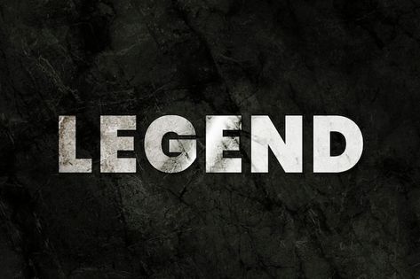 Free PSD legend text psd in metallic sty... | Free Psd #Freepik #freepsd #words-design #text-graphic #customizable #typography-design Joker Iphone Wallpaper, Retro Text, Metallic Style, Vintage Text, Vintage Words, 3d Text Effect, Typographic Logo, Graphic Design Packaging, Free Text