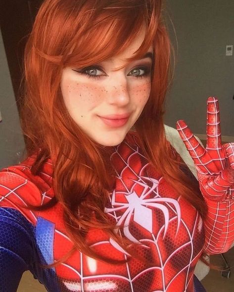 Red Hair Cosplay, Redhead Costume, Cosplay Ideas Women, Spider Girl, Hot Women Dress, Costume Collection, Redhead Girl, Popular Outfits, Cute Cosplay