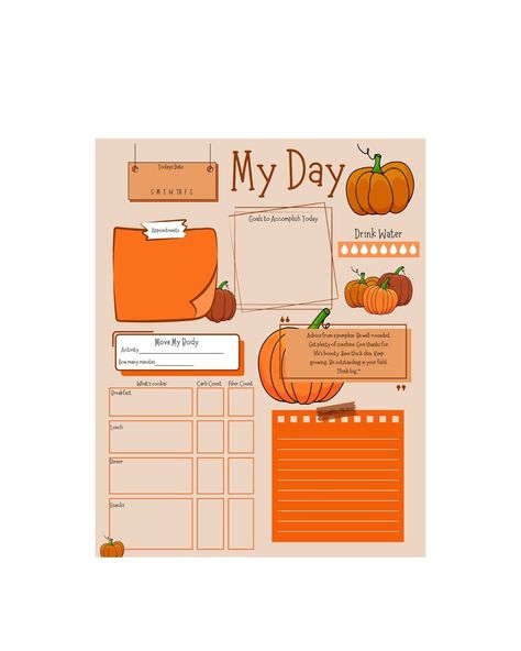 September Digital Planner, Fall Planner Ideas, November Digital Planner, Fall Weekly Planner, November Planner, October Planner, Cute Daily Planner, September Themes, Fall Planner