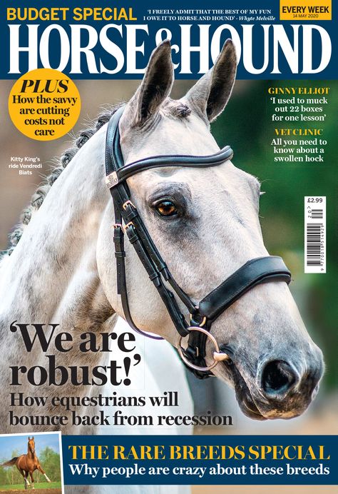 In this week’s Horse & Hound magazine (14 May) don’t miss our ‘Budgeting special’ on dealing with the economic crunch caused by the pandemic, plus check out our ‘Rare breeds special’ in which we explore Britain’s “critical” native breeds, plus five breeds you may not know about and more. In this week’s H&H interview we talk to the new BHS chief executive James Hick and Olympic breeder Kim Barzilay tells us about her daily role and much more. Horse Magazine, Horse Riding Tips, Horse Health, Horse Equestrian, Rare Breed, Equestrian Life, Horses For Sale, Horse Lovers, Horse Training