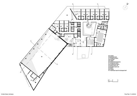 LAKESIDE Hotel, SPA & Conference / Arbër Shala Architects | ArchDaily Lakeside Hotel, Conference Hotel, Concrete Column, Window Glazing, Hotel Plan, Artificial Lake, Site Analysis, Roof Construction, Hotel Architecture