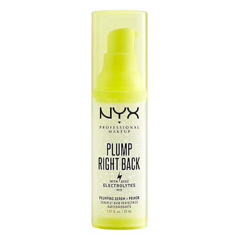 NYX PROFESSIONAL MAKEUP Plump Primer Nyx Plump Right Back Primer, Nyx Goal Getter, Nyx Cannes, Nyx Born To Glow, Makeup Wishlist, Nyx Professional Makeup, Professional Makeup, Hyaluronic Acid, Nyx