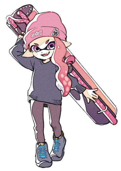 Squid Girl, Splatoon 2 Art, Splatoon Comics, Art Mignon, Nintendo Art, Kid Memes, Stay Fresh, Video Game Art, Wii U