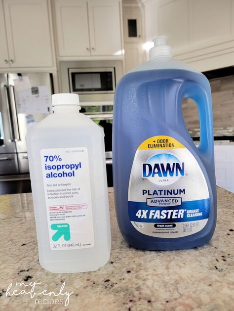 Dawn Dish Soap And Rubbing Alcohol, Diy Power Wash Dish Spray, Dawn Shower Cleaner Recipe, Dawn Power Spray Diy, Diy Power Washing Solution, Best Homemade Cleaners, Homemade Dawn Power Wash, Diy Power Wash, Affresh Washer Cleaner Diy