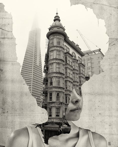 Where Is My Mind, Multiple Exposure, Gcse Art, Foto Art, A Level Art, 판타지 아트, Human Figure, Double Exposure, Urban Landscape