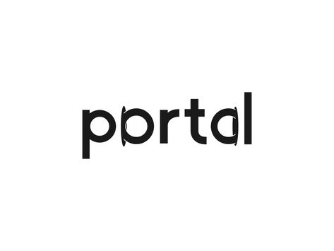 Portal Logo by opandri Portal Logo, Drone Logo, Portal Design, Beautiful Logos Design, Graph Design, Coffee Logo, Make Your Logo, Web Design Tutorials, Beautiful Logos