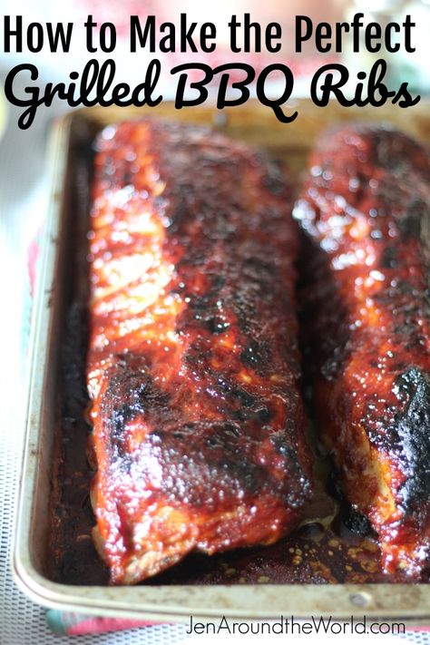 Bbq Baby Back Ribs On The Grill, Tender Grilled Ribs, Marinade For Ribs Grilling, Grilled Bbq Ribs On Gas Grill, Best Grilled Ribs, Pork Back Ribs Grill, Bbq Ribs On The Grill Gas, Easy Bbq Ribs On The Grill, Grilled Spare Ribs Recipes