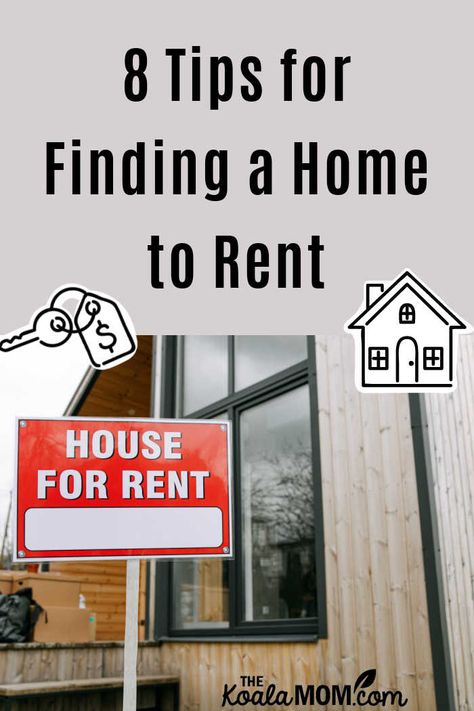 Finding a House to Rent (without losing your mind!) Renting A House First Time, How To Rent A House, Rent House Decorating, Houses For Rent Near Me, Section 8 Housing, Losing Your Mind, For Rent By Owner, House Shifting, Section 8