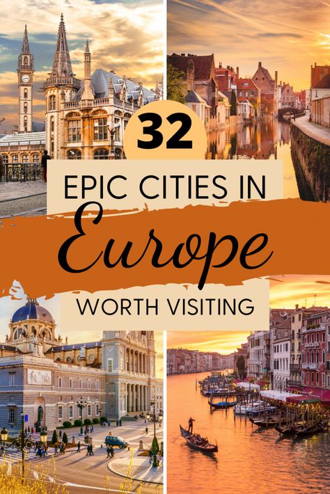 Best Cities In Europe, Best Places In Europe, Beautiful Cities, Cities In Europe, Places In Europe, European Vacation, Europe Vacation, European Destinations, Visit Europe