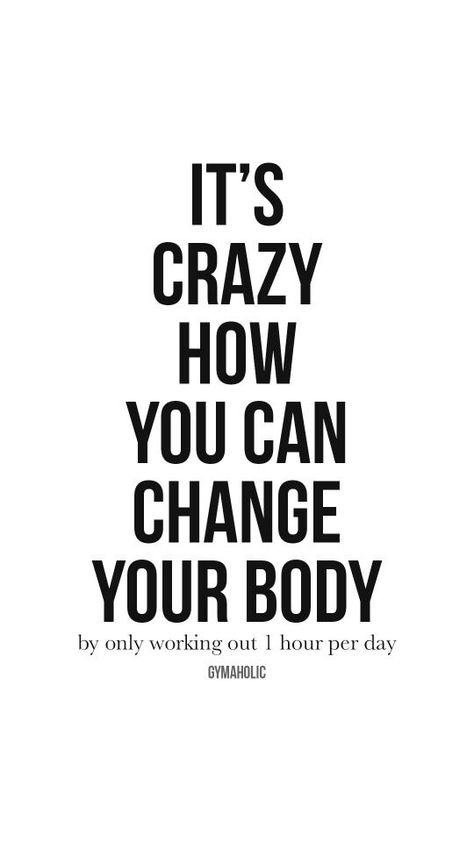 By only working out 1 hour per day. https://www.gymaholic.co Workout Inspirational Quotes, Workout Motivation Quotes Inspiration, Workout Quote, Discipline Motivation, Inspiration Workout, Discipline Quotes, Motivational Lines, Gym Quotes, Stoicism Quotes