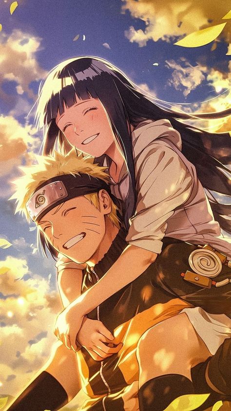 Naruto & Hinata Naruto And Sasuke Funny, Naruto Cool, Naruto Y Hinata, Naruto Painting, Best Romance Anime, Anime Drawing Books, Naruto Uzumaki Art, Naruto And Hinata, Naruto Cute