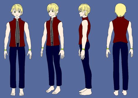 Anime Character Back View, Anime Front View, Character Side View, Anime Side View, Full Body Anime, Hair Designs For Boys, Man Full Body, Human Back, Creative Apps