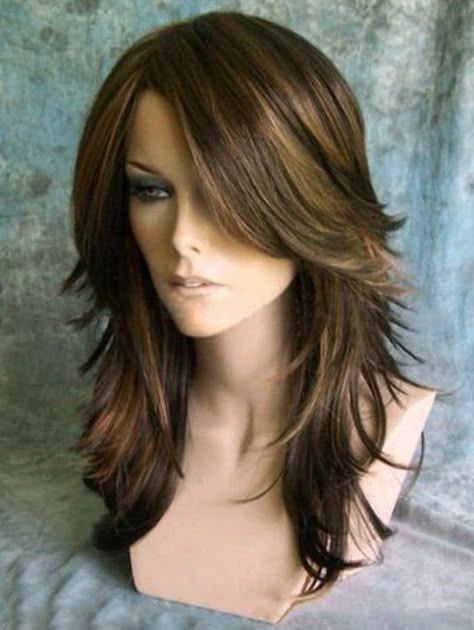 Long Layered Haircuts, Hair Color And Cut, Long Layered Hair, Long Hair Cuts, Cortes De Cabello, Hair Today, Hair Stuff, Layered Haircuts, Great Hair