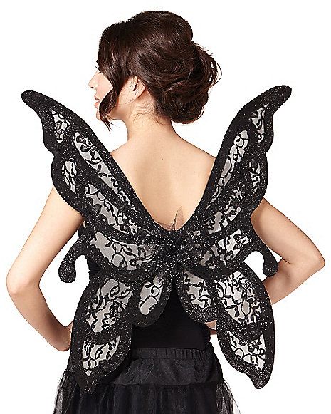 http://www.spirithalloween.com/product/accessories/costume-accessories/wings-wands/black-butterfly-wings/pc/1921/c/3808/sc/1003/35618.uts?currentIndex=24 Swat Halloween Costume, Steampunk Womens Costume, Long Hooded Cloak, Light Up Costumes, Tiger Costume, Halloween Costume Store, Costume Wings, Popular Costumes, Butterfly Costume