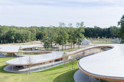 SANAA's 'River' complex at Grace Farms Grace Farms, Kazuyo Sejima, Ryue Nishizawa, Architecture Panel, Community Centre, Architecture Wallpaper, New Canaan, Prize Winning, Architecture Ideas