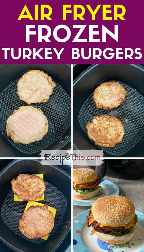 Frozen Turkey Burger Recipes, Air Fryer Frozen Turkey Burger Patties, Frozen Turkey Burgers In Air Fryer, Oven Turkey Burgers, Turkey Feta Burgers, Cooking A Frozen Turkey, Homemade Turkey Burgers, Ground Turkey Burgers, Best Turkey Burgers