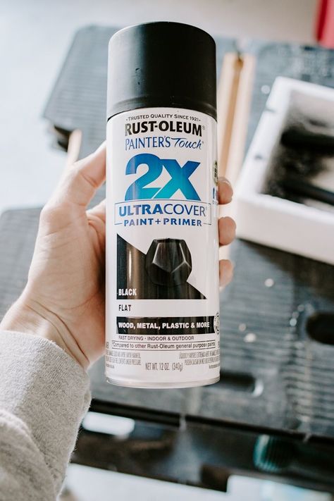 rustoleum black matte spray paint Best Black Spray Paint For Metal, Spray Paint Curtain Rods, Best Black Spray Paint, Chrome Light Fixtures, Spray Painting Light Fixtures, Silver Light Fixture, Painting Light Fixtures, Matte Spray Paint, Wood Curtain Rods