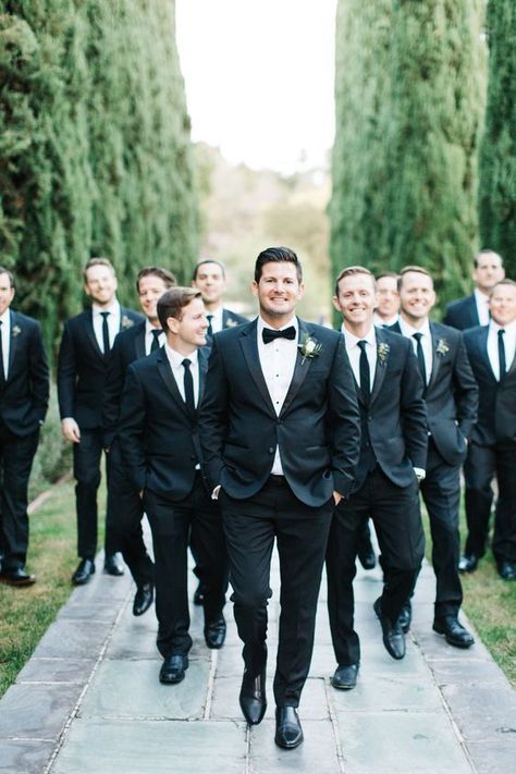 30 The Latest Groomsmen Suit Ideas to Love #groom #groomsmen #weddingsuits California Winter Wedding, Greystone Mansion, Wedding Groomsmen Attire, Groomsmen Tuxedos, California Winter, Wedding Tux, Groom Wedding Attire, Custom Wedding Gown, Groomsmen Outfits