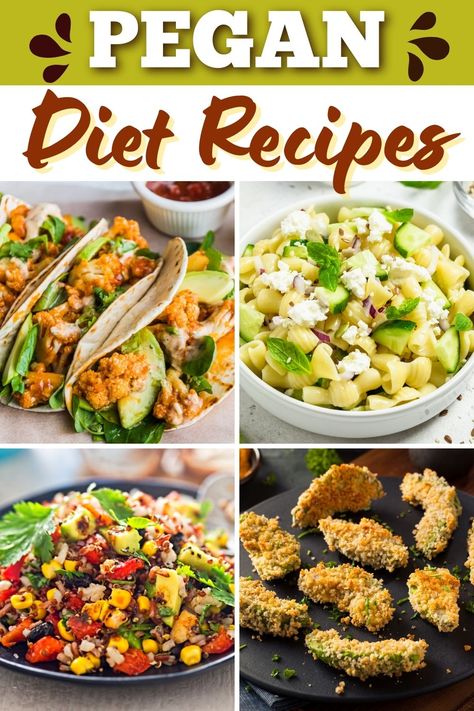 Paleo and vegan worlds collide in these pegan diet recipes! From cauliflower to stuffed avocados to tasty salads, it's easy to stick to the pegan meal plan with these dishes. Pegan Diet Recipes, Pegan Diet, Pegan Recipes, Perfect Omelette, Paleo Pasta, Meal Plan Ideas, Tasty Salads, Stuffed Avocados, Spiralized Sweet Potato