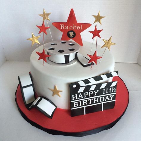 Movie Themed Birthday Cake Movie Theme Cake Ideas, Bollywood Birthday Cake, Bollywood Cake Ideas, Movie Theme Birthday Cake, Bollywood Theme Cake, Red Carpet Birthday Cake, Movie Themed Birthday Cake, Movie Cake Ideas, Cinema Cake