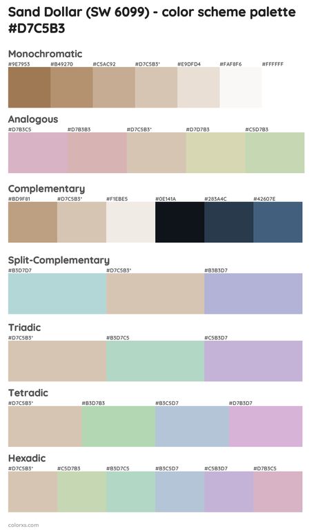 Sherwin Williams Sand Dollar (SW 6099) Paint coordinating colors and palettes Behr Dainty Lace, Sherwin Williams Green, Sherwin Williams Color Palette, Analogous Color Scheme, Rgb Color Codes, Split Complementary Colors, Rgb Color Wheel, Lotus Pods, Ppg Paint