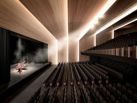 Theater Interior Design, Cinema Room Design, Modern Theatre, Auditorium Design, Presentation Board Design, Church Interior Design, Campus Design, Art Gallery Interior, Church Interior