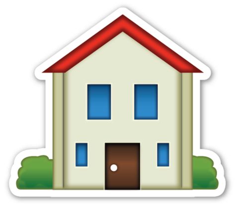 House Emoji, The Emoji, Emoji Stickers, House Building, Boy Photography Poses, Boy Photography, Sticker Patches, Die Cut Stickers, Cut Stickers