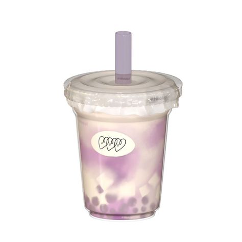 Widget Homescreen Aesthetic, Boba Cute, Aesthetic Boba, Food Icon Png, Widget Homescreen, Phone Emoji, Coffee Icon, Purple Food, Food Png