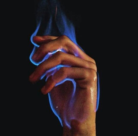 fire, hand, and blue image Neon, Blue Flames, In The Dark, Coming Out, Okay Gesture, We Heart It, Blue