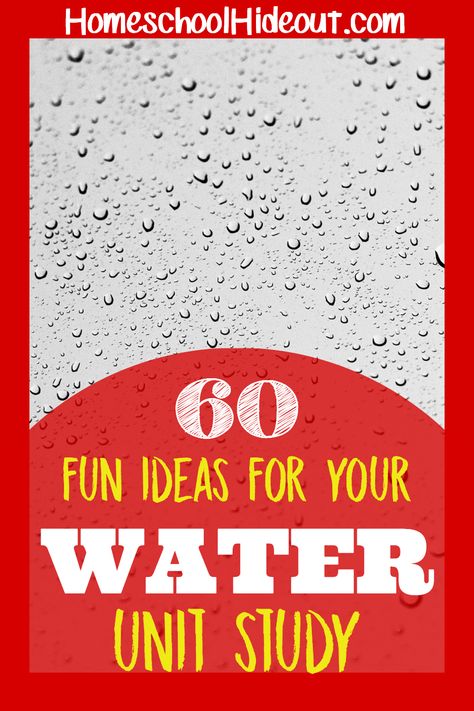 Looking for fun ideas to enjoy with your water unit study? We've got ya covered! #waterunitstudy #tgatb #thegoodandthebeautifulwater #h20 #homeschool #educationalactivities Water Theme Preschool, Water Lessons, Water Unit, Unit Studies Homeschool, Social Studies Notebook, Importance Of Water, American History Lessons, Preschool Units, Exam Study Tips