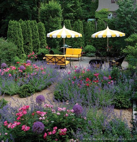 Landscape by a Blade of Grass | Landscape Design and Maintenance in Wayland, MA Arborvitae Landscaping, Grasses Landscaping, Patio Inspiration, Garden Wallpaper, Flower Garden Design, Traditional Landscape, Beautiful Backyards, Gorgeous Gardens, Ideas Pictures