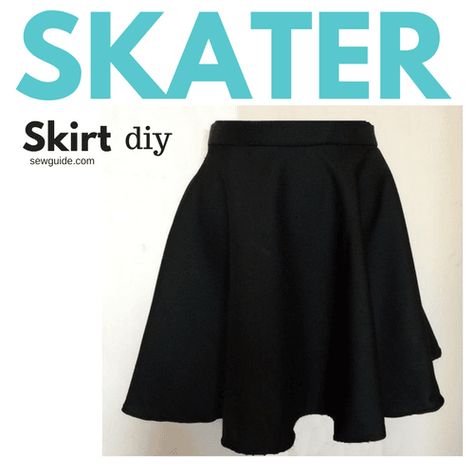 skater skirt diy pattern Skater Skirt Sewing Pattern, Skater Dress Pattern Free, Skirt Diy Pattern, Diy Alterations, Diy Skirt Pattern, Skater Skirt Pattern, Diy Skirt Tutorial, Skater Dresses Pattern, Skater Skirt Outfit