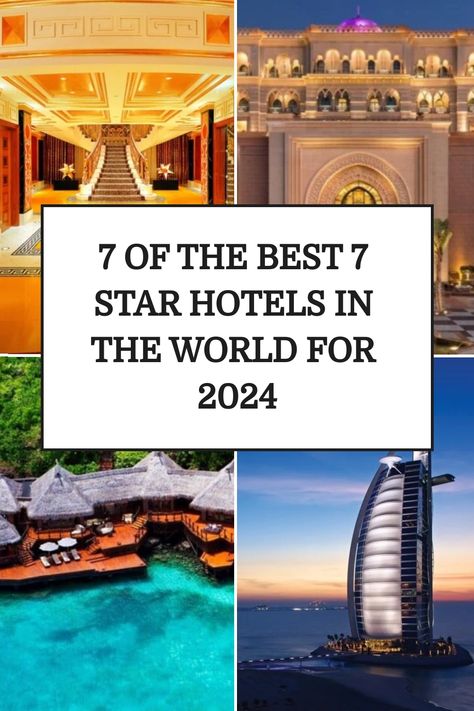 Curious about the lives of the rich and famous? Here’s everything you need to know about the best 7 star hotels in the world. Most Expensive Hotels In The World, Best Hotels In The World, Rich And Famous, Hotel Decor, Top Hotels, Most Expensive, Travel Lifestyle, Best Hotels, Outdoor Activities