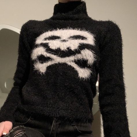 Skull Sweater, Current Mood, Men Sweater, Black White, Black And White, Human, Outfit Inspo, White, Black