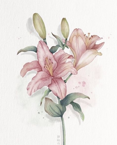 Floral Art Paintings, Vintage Illustration Art, Flower Art Drawing, Watercolor Projects, Watercolor Flower Art, Watercolor Paintings Tutorials, Watercolor Art Lessons, Arte Inspo, Watercolor Inspiration