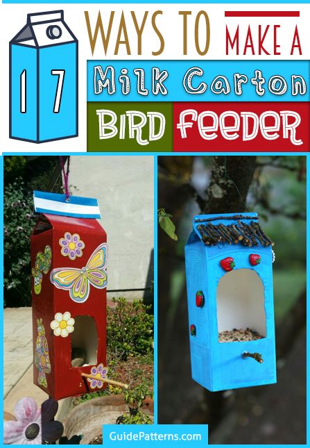 Bird Feeders Milk Carton, Milk Carton Bird Feeder, Bird Feeders For Kids To Make, Inside Activities, Diy Juice, Birds House, Make A Bird Feeder, Bird Feeder Craft, Juice Carton