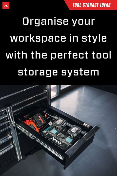 For every tradie, mechanic, or DIYer, there comes a time when your tool collection outgrows that messy space at the end of the workbench. Immediately, the question becomes, where do you put them? There’s no denying that being organised makes lots of tasks easier. Without a well-organised tool chest or tool trolley, you’ll spend more time looking and less time completing. Organisation, Tool Chest Organization Ideas, Tool Chest Organization, Tool Trolley, Garage Organisation, Garage Tool Storage, Garage Storage Solutions, Tool Storage Diy, Pet Enclosure