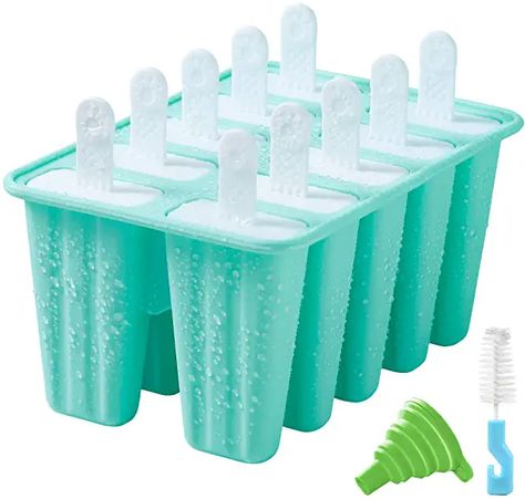 Diy Ice Pops, Popsicles Recipes, Ice Pop Maker, Ice Popsicle, Ice Lollies, Ice Pop Molds, Homemade Popsicles, Ice Pop, Popsicle Molds