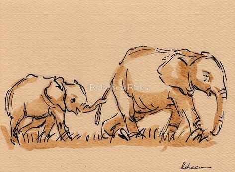 Elephant Drawing Pencil, Elephant Drawing Realistic, Elephant Drawing Cute, Elephants Watercolor, Elephant Art Drawing, Elephant Drawings, Elephant Sketch, Coraline Art, Geometric Lion