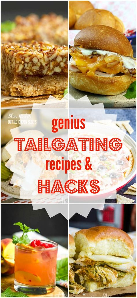 The perfect football party or tailgate starts with the right recipes, decorations, and gear! #gameday #tailgating #watchparty #footall #SEC #recipes #hacks #tailgatinggear #picnic 3 Ingredients Recipes, Tailgating Hacks, Muffuletta Sandwich, Hearty Recipes, Fall Meals, Friends Recipes, Easy Meal Ideas, Tailgating Recipes, Tailgate Food